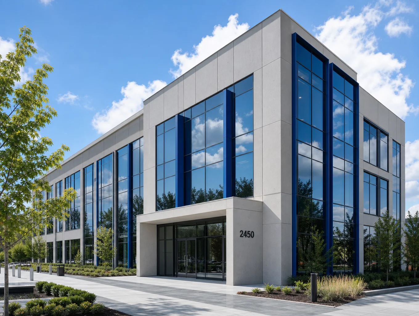 Moderne Architektur in Oldenburg mit klaren Linien und hochwertigen Materialien