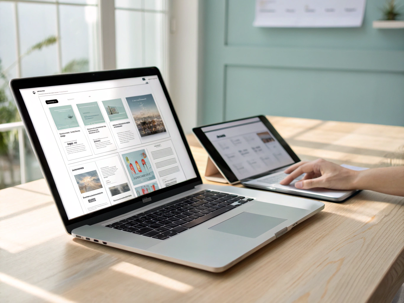 Responsive Webdesign Darstellung auf Tablet